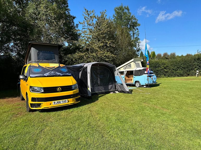 caravan park with electric hook up forest of dean